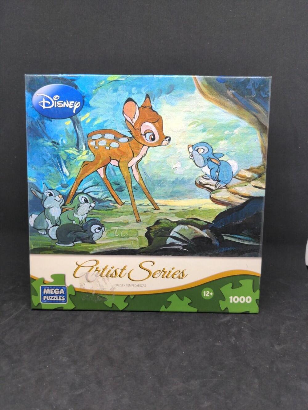 NEW  MEGA Puzzle Disney Bambi, "Hello Young Prince" Artist Series, 1000 Pcs.